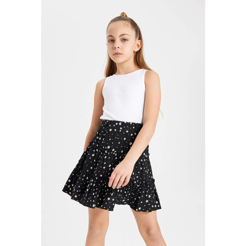 DEFACTO Girl Regular Fit Knitted Skirt