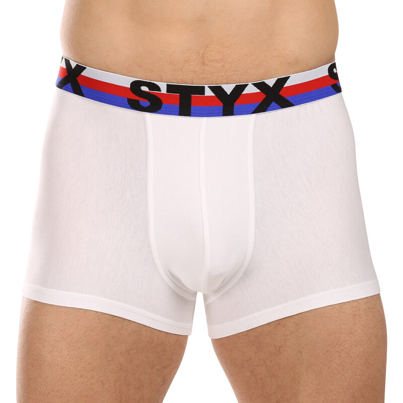 3PACK pánské boxerky Styx long sportovní guma vícebarevné trikolóra (3U19001)