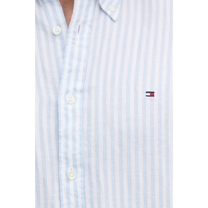 Košile Tommy Hilfiger pánská, slim, s límečkem button-down, MW0MW34633