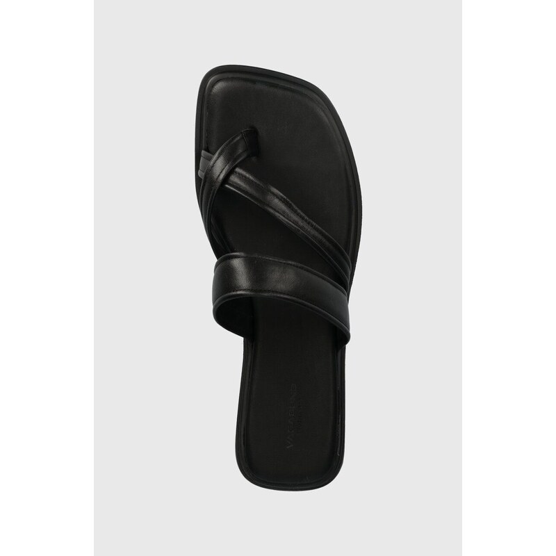 Kožené pantofle Vagabond Shoemakers IZZY dámské, černá barva, 5713-101-20