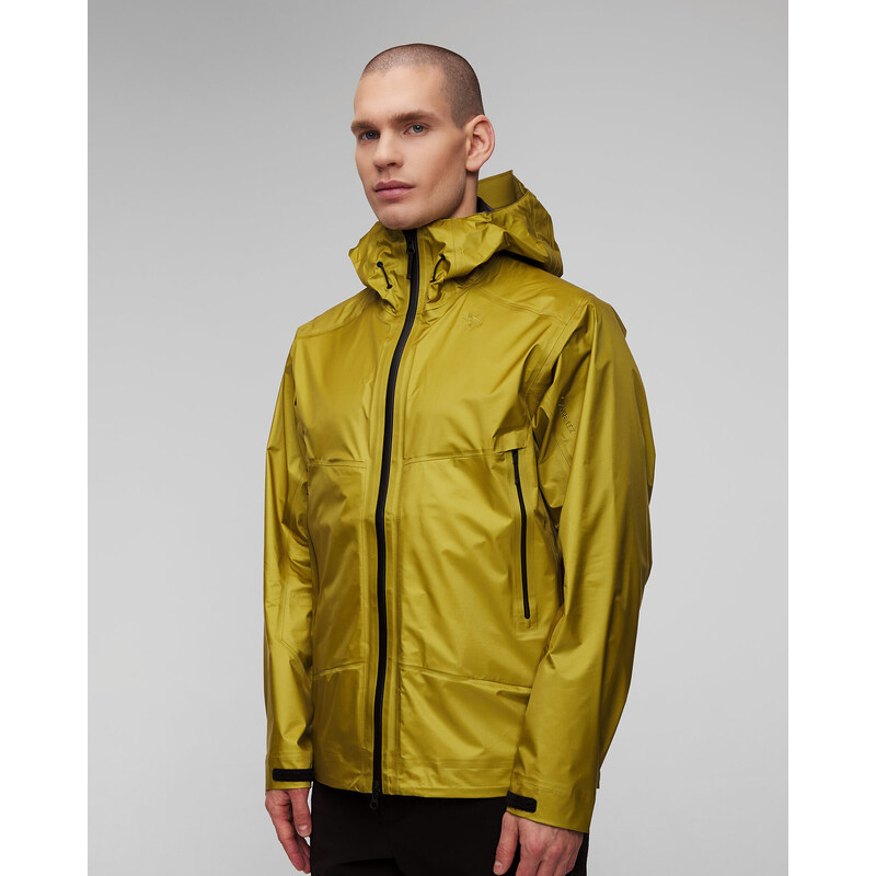 Žlutá pánská membránová bunda Goldwin GORE-TEX 3L Aqua Tect Jacket