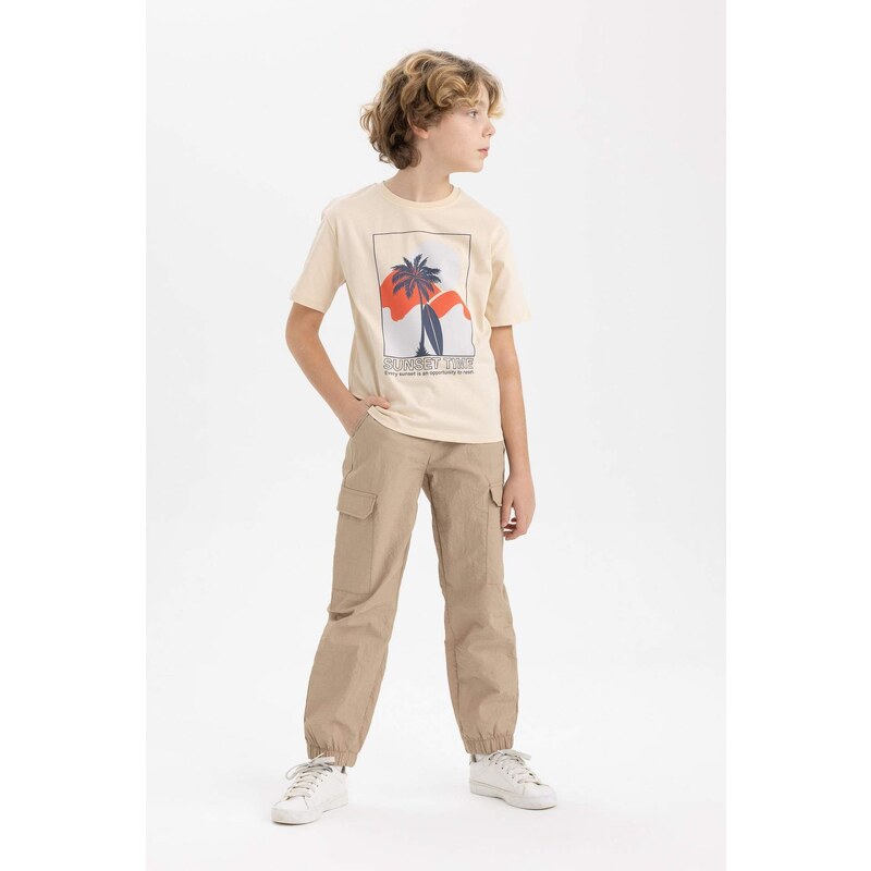 DEFACTO Boy Cargo Pocket Jogger Parachute Pants