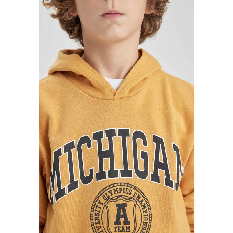 DEFACTO Boy Oversize Fit Hooded Sweatshirt