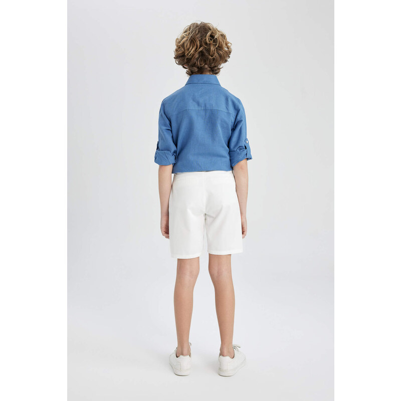 DEFACTO Boy Regular Fit Gabardine Shorts