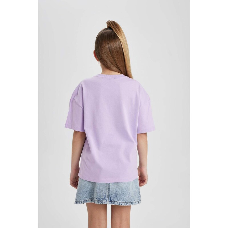 DEFACTO Girl Relax Fit Short Sleeve T-Shirt