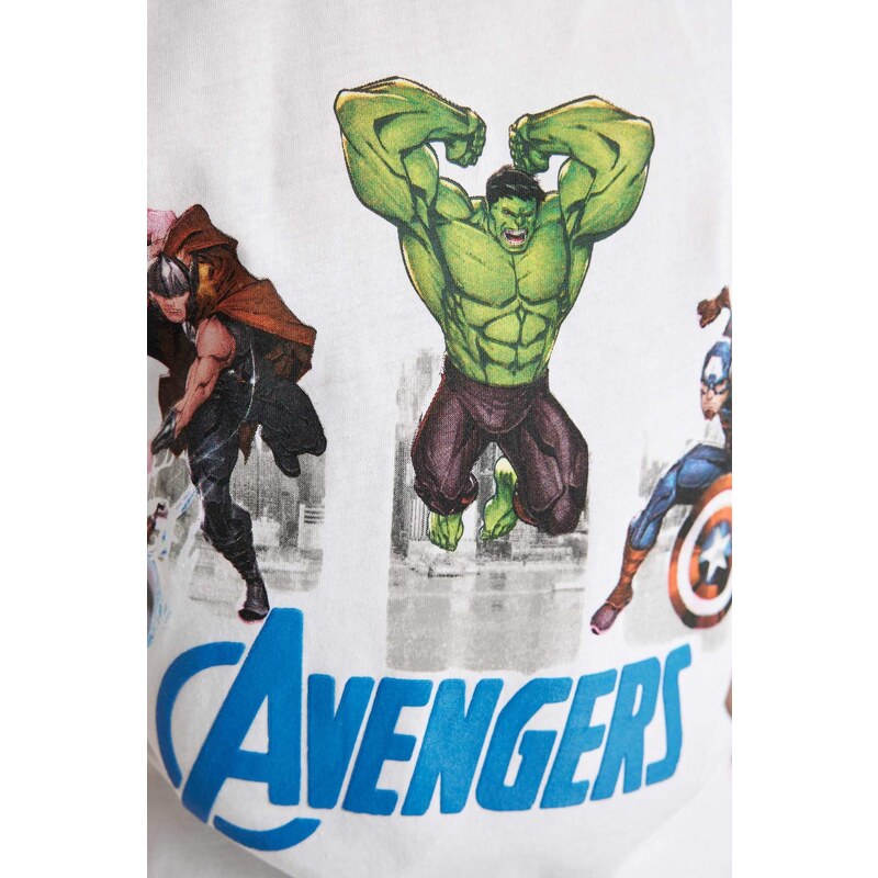 DEFACTO Boy Marvel Avengers Crew Neck Jersey Short Sleeve T-Shirt