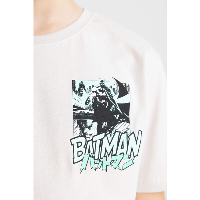 DEFACTO Boy Batman Crew Neck Jersey Short Sleeve T-Shirt