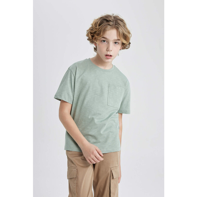 DEFACTO Boy Crew Neck Short Sleeve T-Shirt