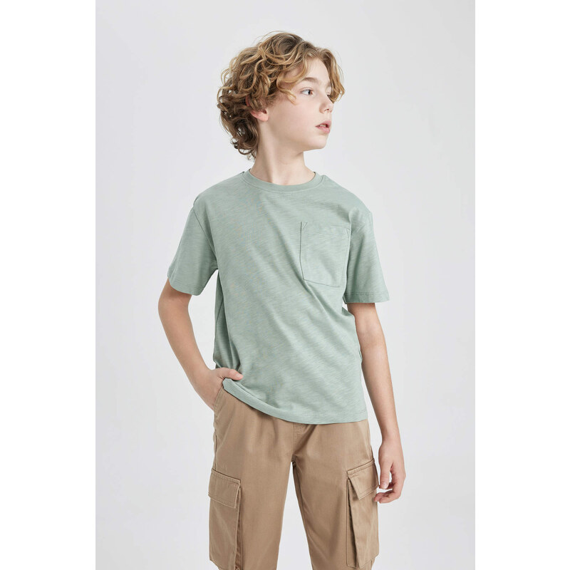 DEFACTO Boy Crew Neck Short Sleeve T-Shirt