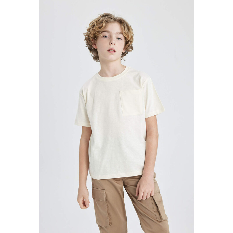 DEFACTO Boy Crew Neck Short Sleeve T-Shirt