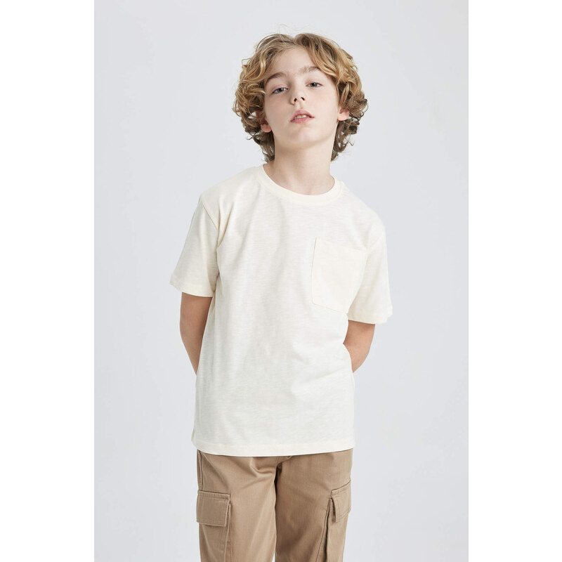 DEFACTO Boy Crew Neck Short Sleeve T-Shirt