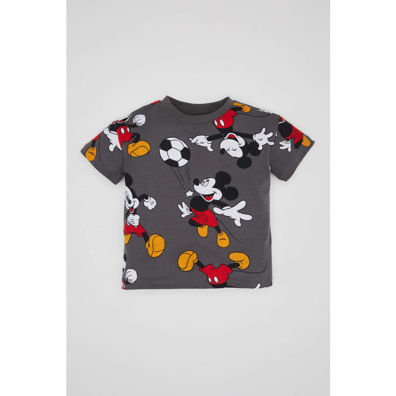 DEFACTO Regular Fit Mickey & Minnie Licensed Short Sleeve T-Shirt