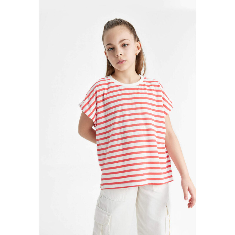 DEFACTO Oversize Fit Short Sleeve T-shirt