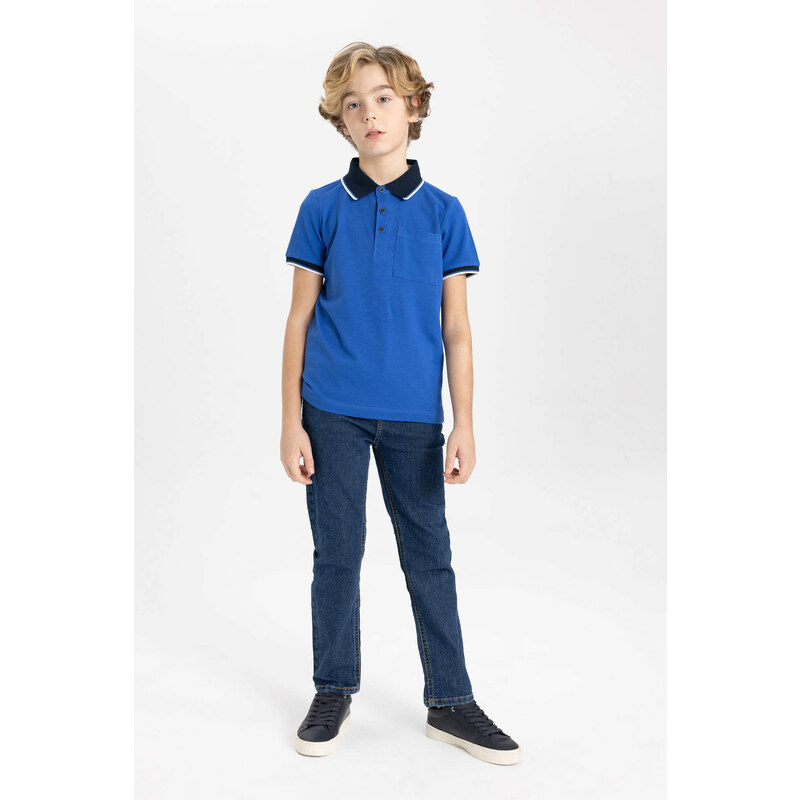 DEFACTO Regular Fit Short Sleeve Polo T-Shirt