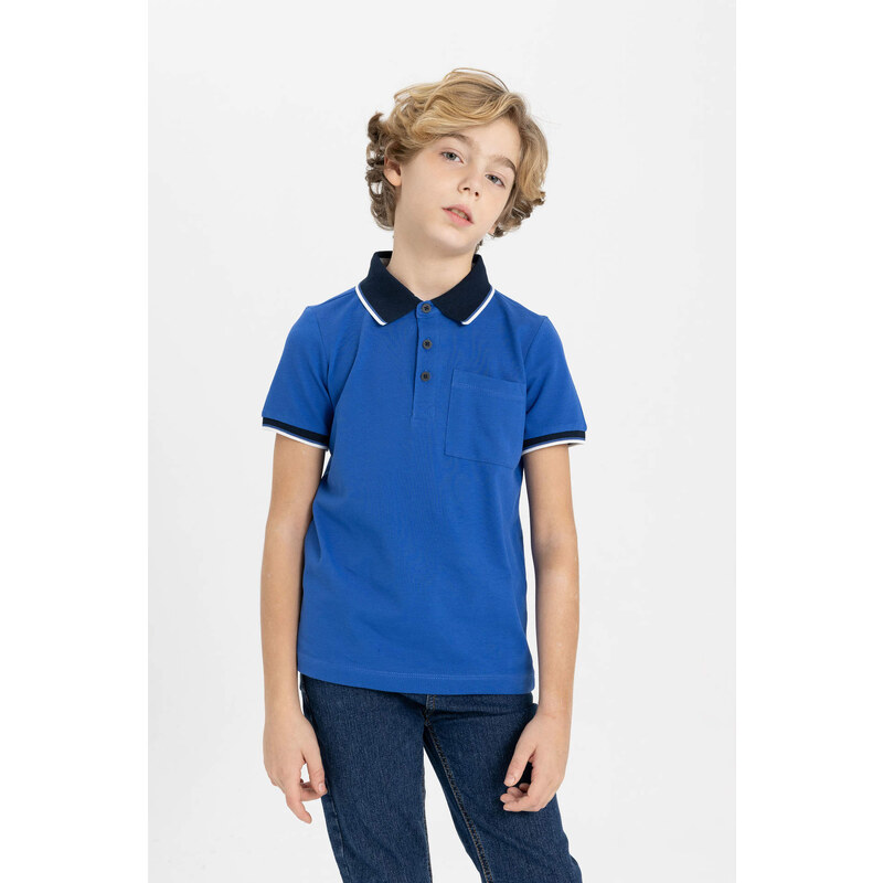 DEFACTO Regular Fit Short Sleeve Polo T-Shirt