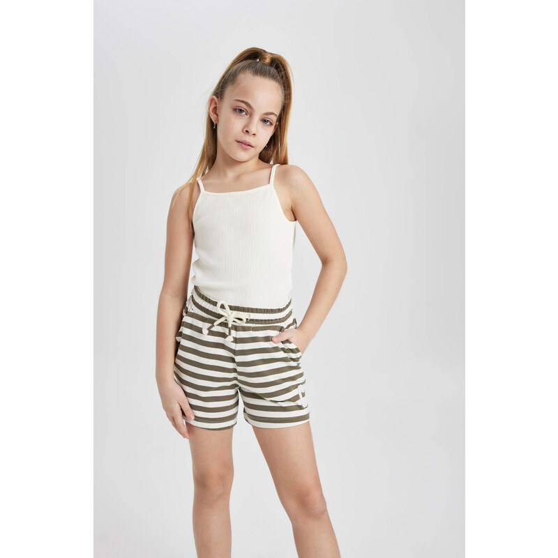 DEFACTO Girl Striped Shorts