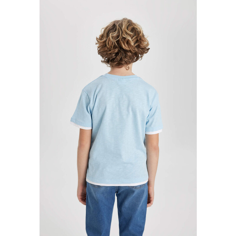 DEFACTO Boy Crew Neck Short Sleeve T-Shirt