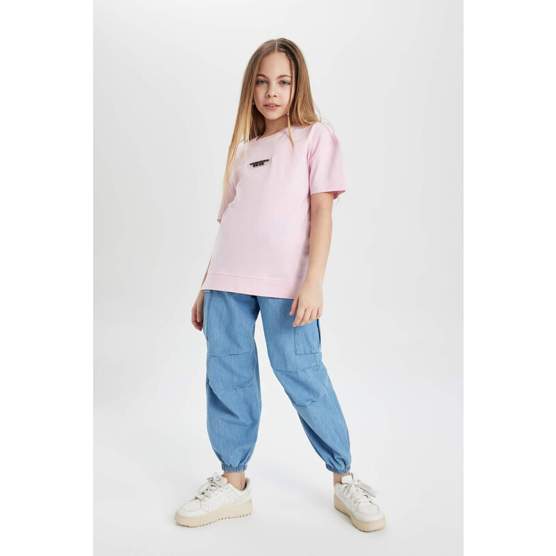 DEFACTO Oversize Fit Short Sleeve T-shirt