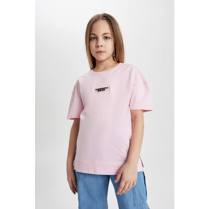 DEFACTO Oversize Fit Short Sleeve T-shirt