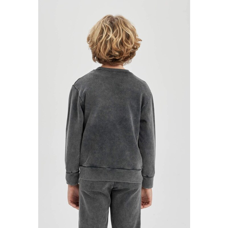 DEFACTO Oversize Fit Crew Neck Sweatshirt