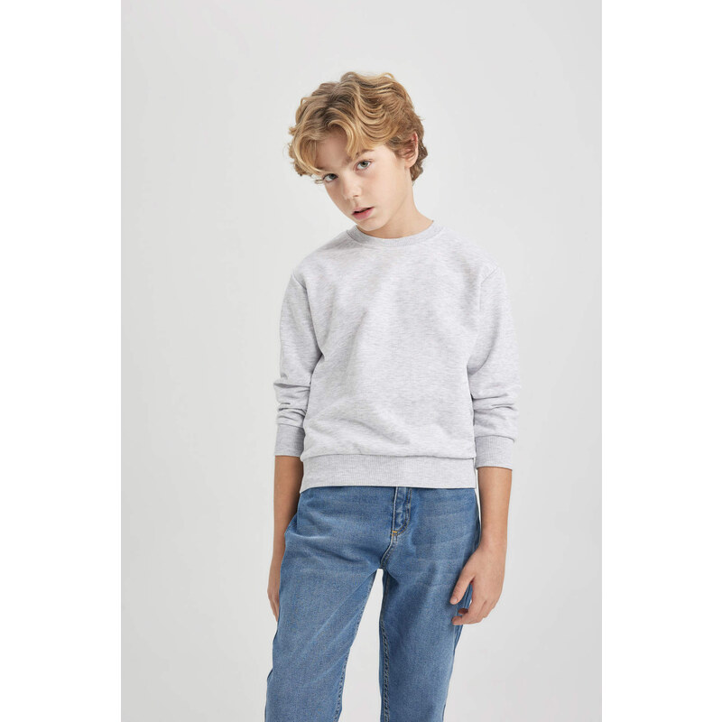 DEFACTO Boy Regular Fit Crew Neck Sweatshirt