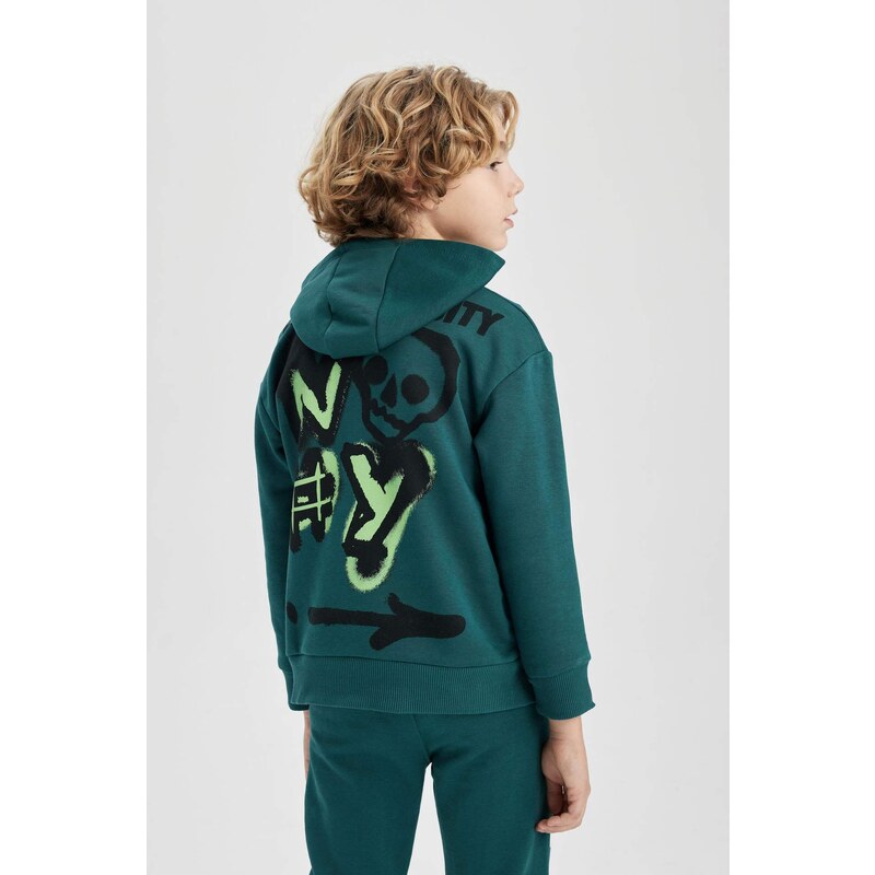 DEFACTO Boy Oversize Fit Hooded Sweatshirt