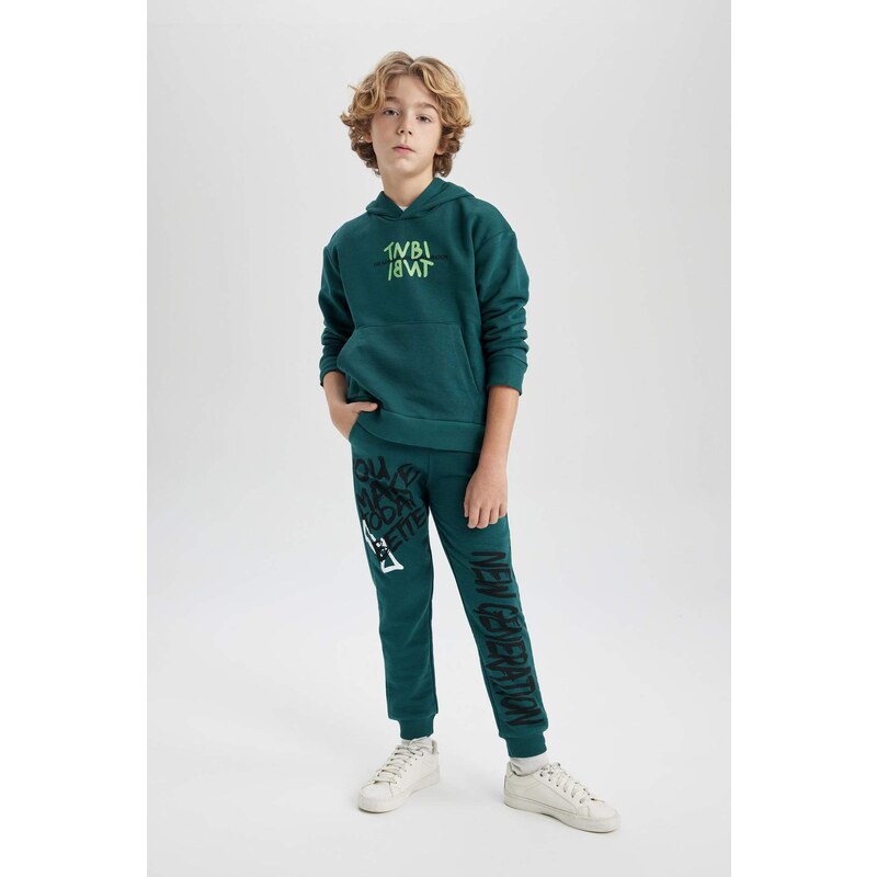 DEFACTO Boy Oversize Fit Hooded Sweatshirt