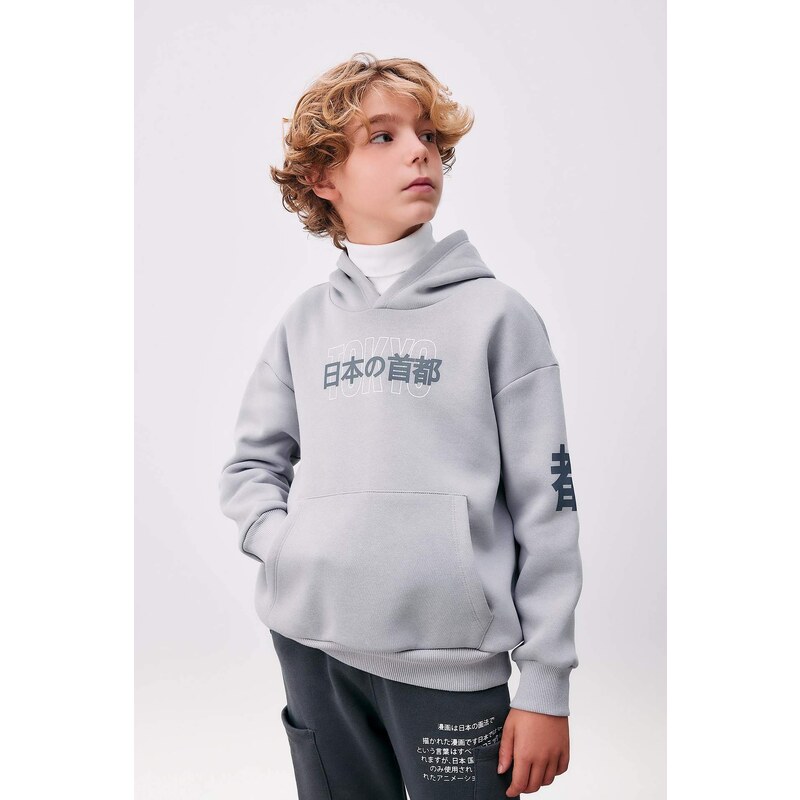 DEFACTO Oversize Fit Hooded Sweatshirt