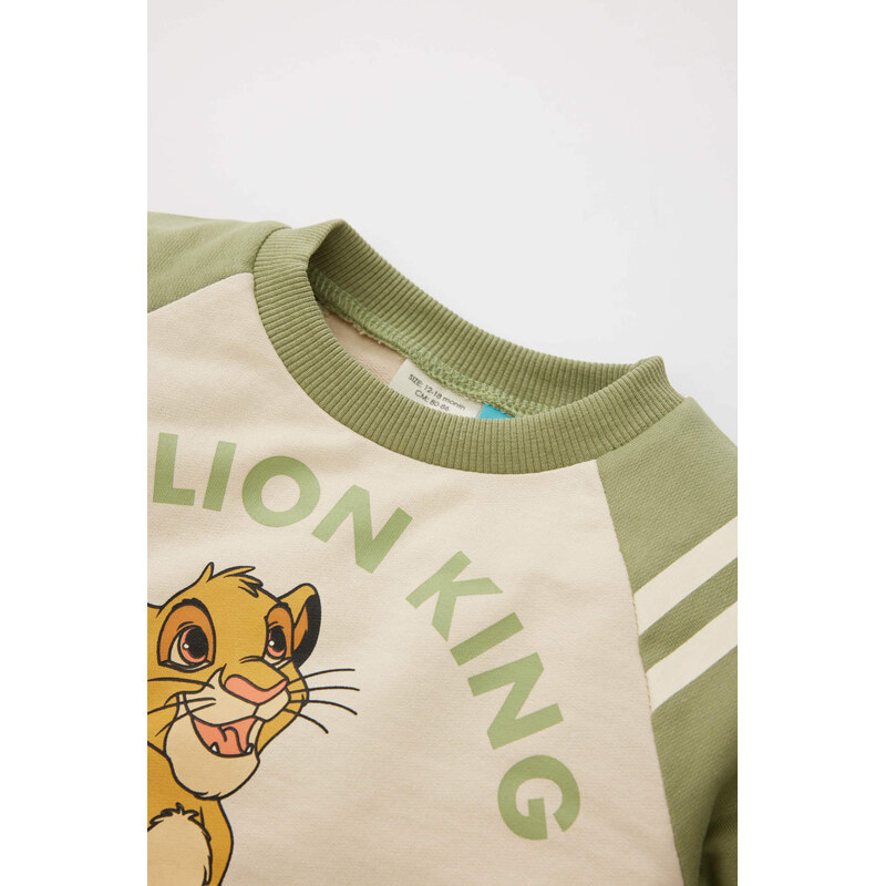 DEFACTO Regular Fit Lion King Licensed Crew Neck Sweatshirt