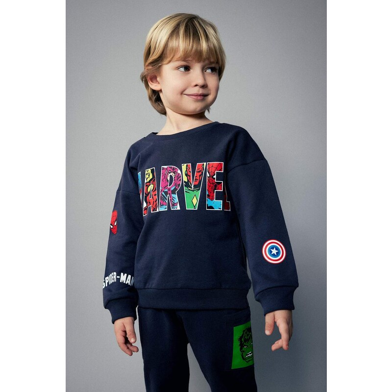 DEFACTO Baby Boy Marvel Comics Crew Neck Sweatshirt