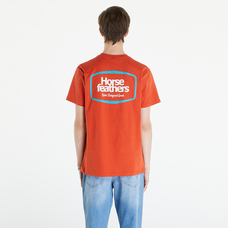 Pánské tričko Horsefeathers Bronco T-Shirt Orange Rust