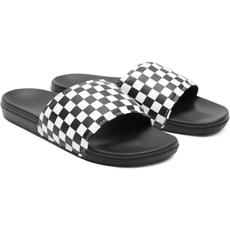 Pantofle Vans La Costa Slide-On - Checkerboard/True White/Black