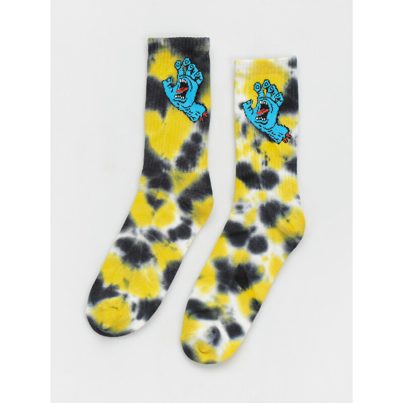 Santa Cruz Screaming Hand Tie Dye (white/yellow/purple tie dye)barevná