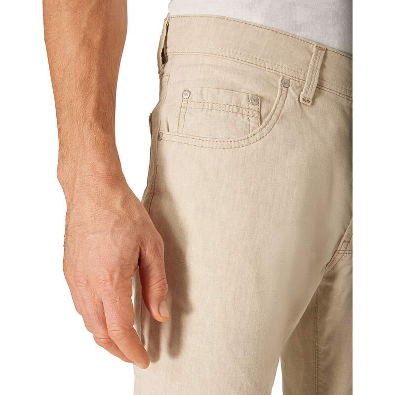 Pioneer pánské lněné letní kalhoty Rando 16801 2200 1001