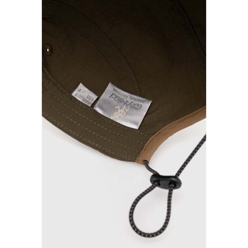 Kšiltovka Gramicci Nylon Cap zelená barva, s aplikací, G4SA.016