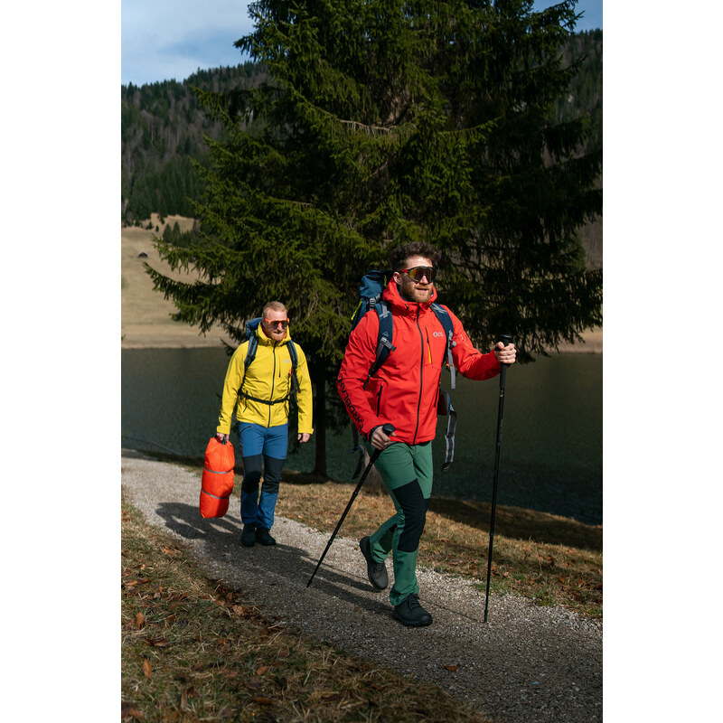 Nordblanc Červená pánská lehká softshellová bunda LORD