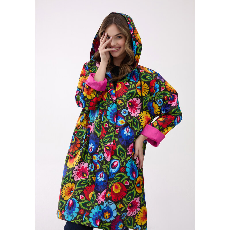 Folkstar Woman's Raincoat Łowicki