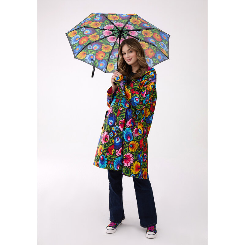 Folkstar Woman's Raincoat Łowicki