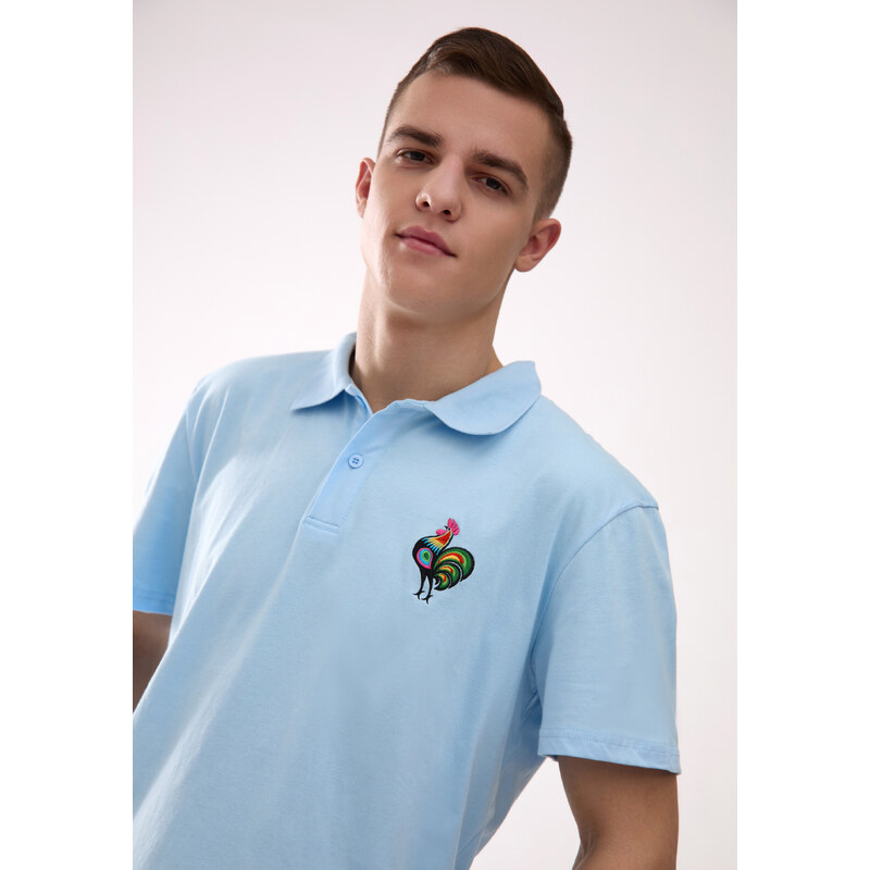 Folkstar Man's Polo Shirt Embroidery