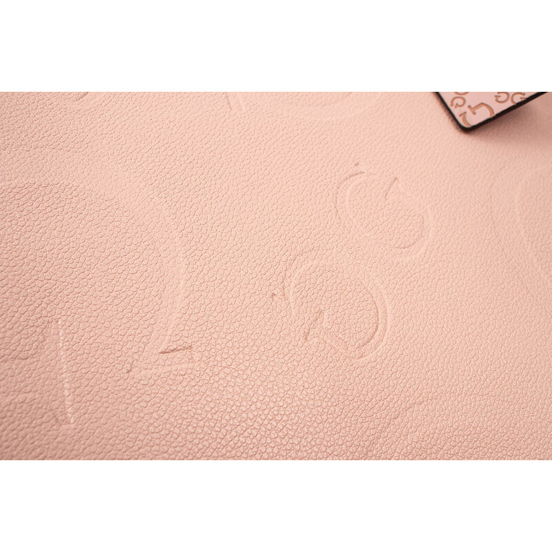 Guess dámská kabelka Warrenton pudrově růžová s monogramem
