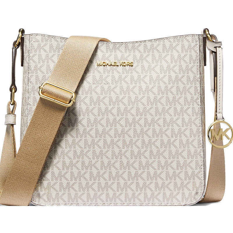 Michael Kors Jet Set Small Logo Messenger Light Cream Multi