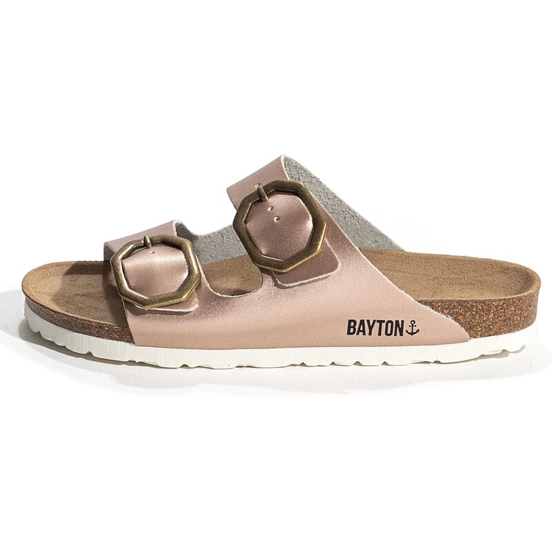 Bayton Pantofle Atlas růžově zlatá 98082685