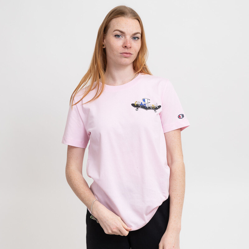 Champion Crewneck T-Shirt PINK