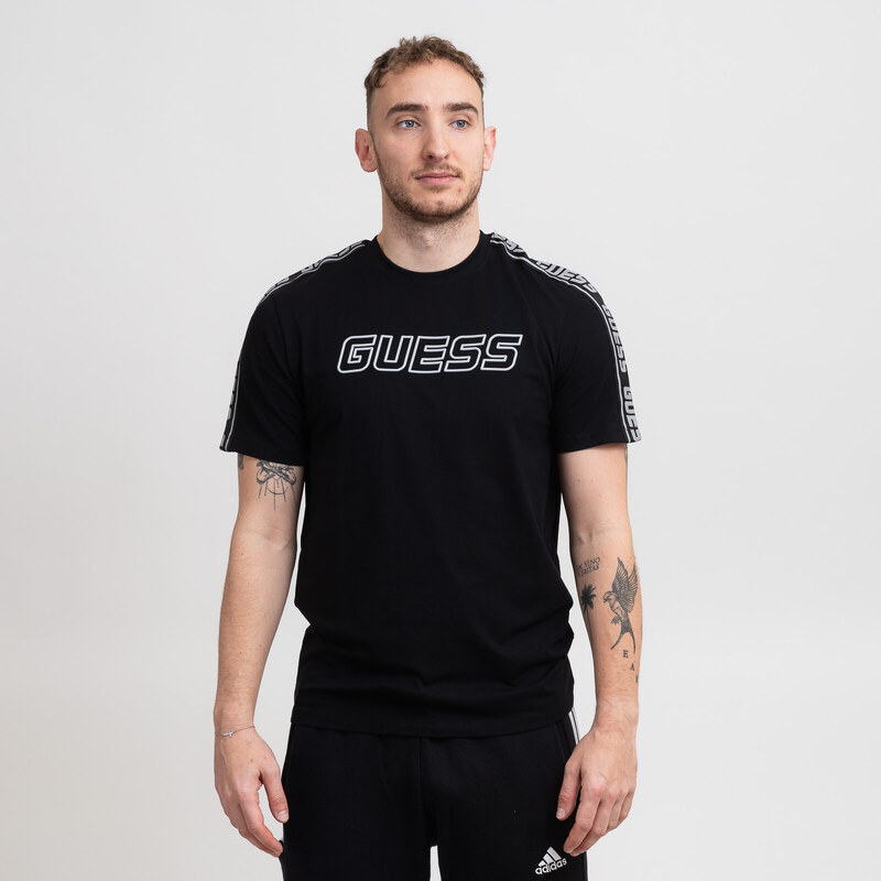 Guess arlo cn t-shirt BLACK