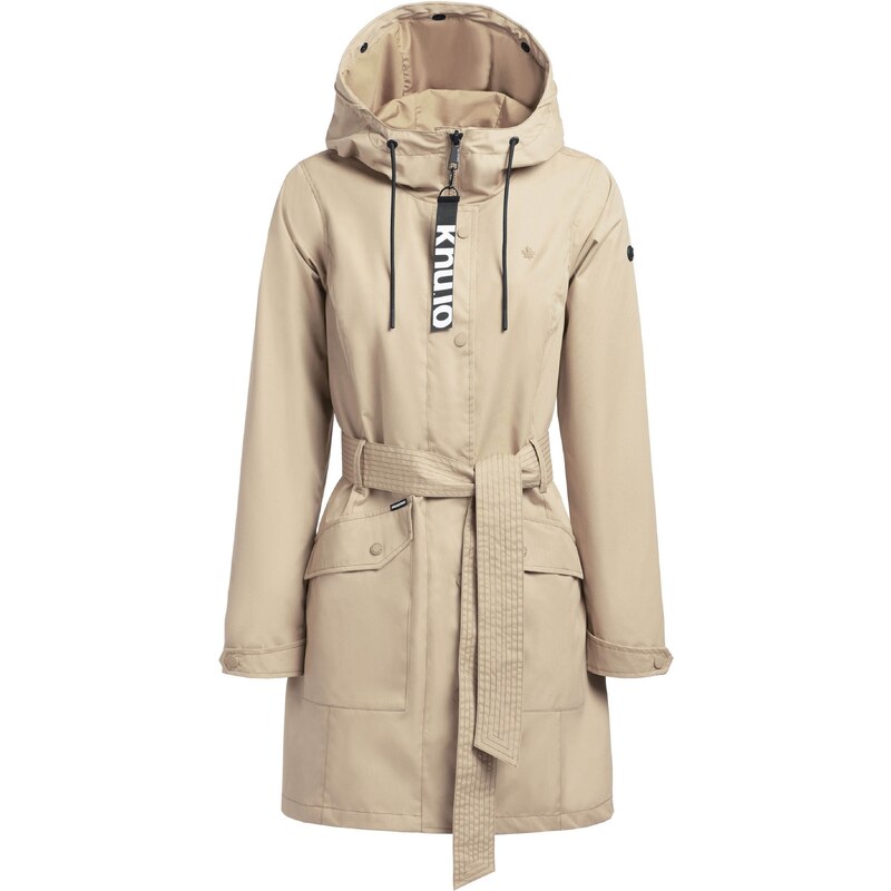 khujo Přechodová parka  LAUREN4  starobéžová / černá / bílá