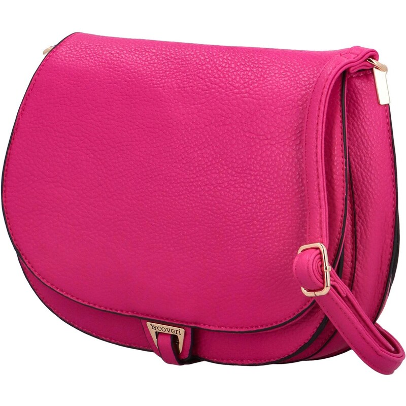 Coveri World Dámská crossbody kabelka fuchsiová - Coveri Polly růžová