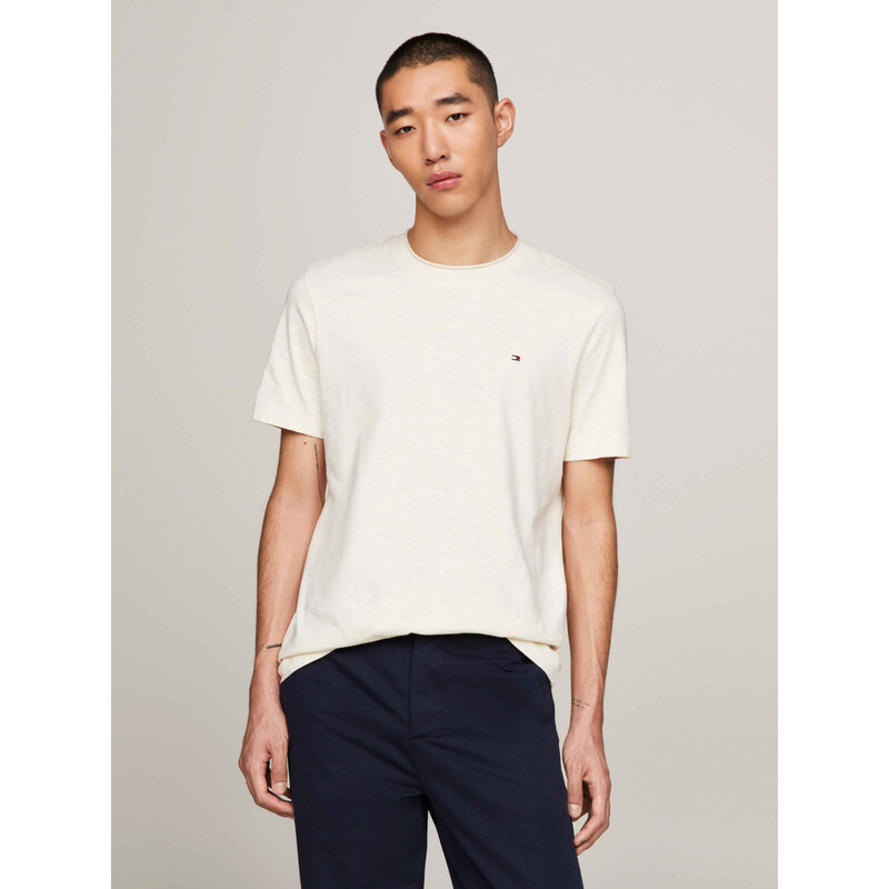 Tommy Hilfiger pánské krémové tričko