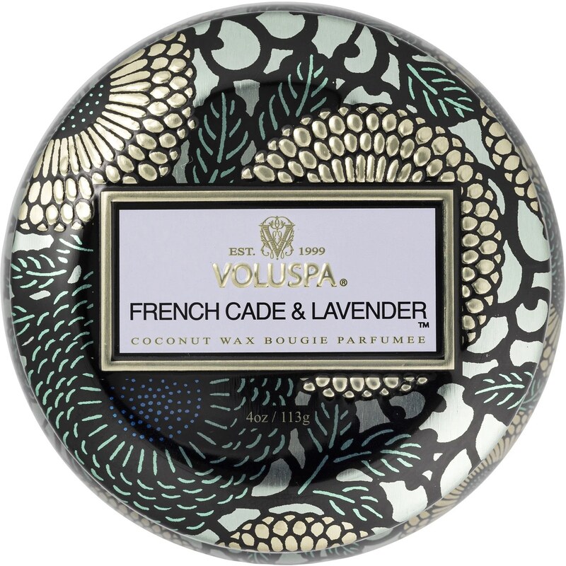 VOLUSPA vonná svíčka v plechovce French Cade Lavender, Malá