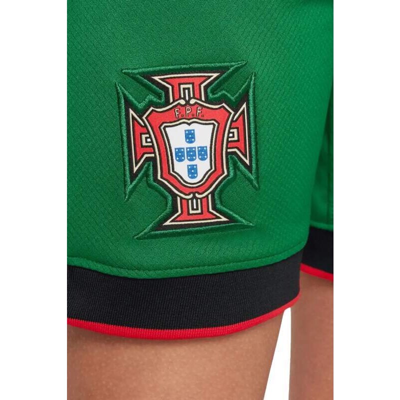 Dětské domácí fotbalové šortky Nike Portugalsko 2024 zelené