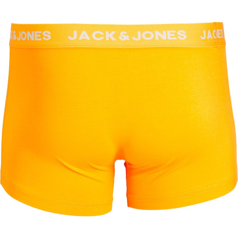 JACK & JONES Boxerky 'LARRY' královská modrá / šedá / smaragdová / oranžová / grenadina